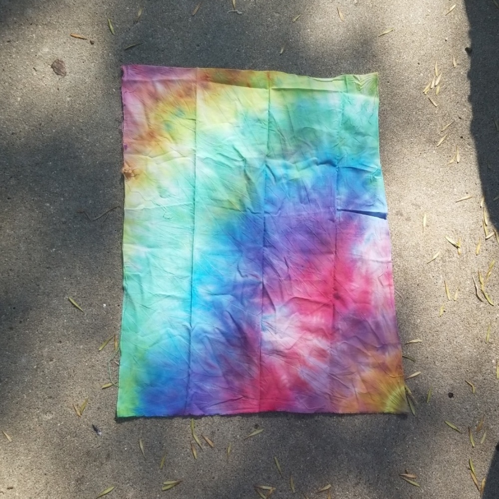 Small Rainbow tye dye tapestry